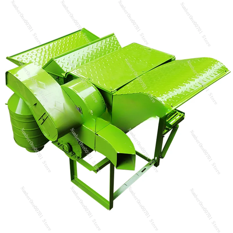 100-200KG/H Wheat Thresher Agricultural Soybean Sorghum Sesame Rice Threshing Machine Full Feeding Wheat Threshing Machine