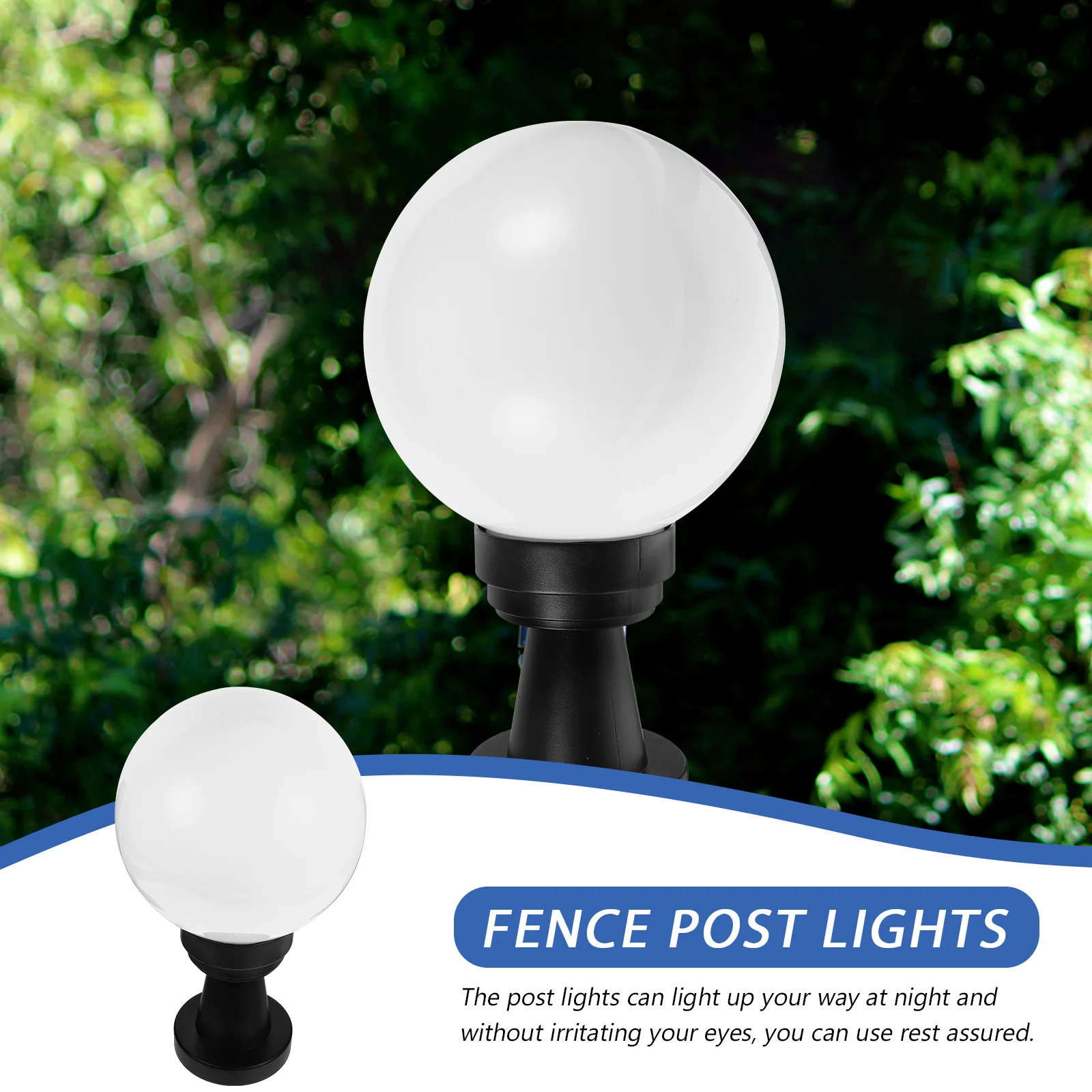 في الهواء الطلق آخر أضواء سياج LED عمود إضاءة تركيب المصابيح لحديقة فناء سطح السفينة عمود ساحة الإضاءة ديكور مصابيح خارجية #5