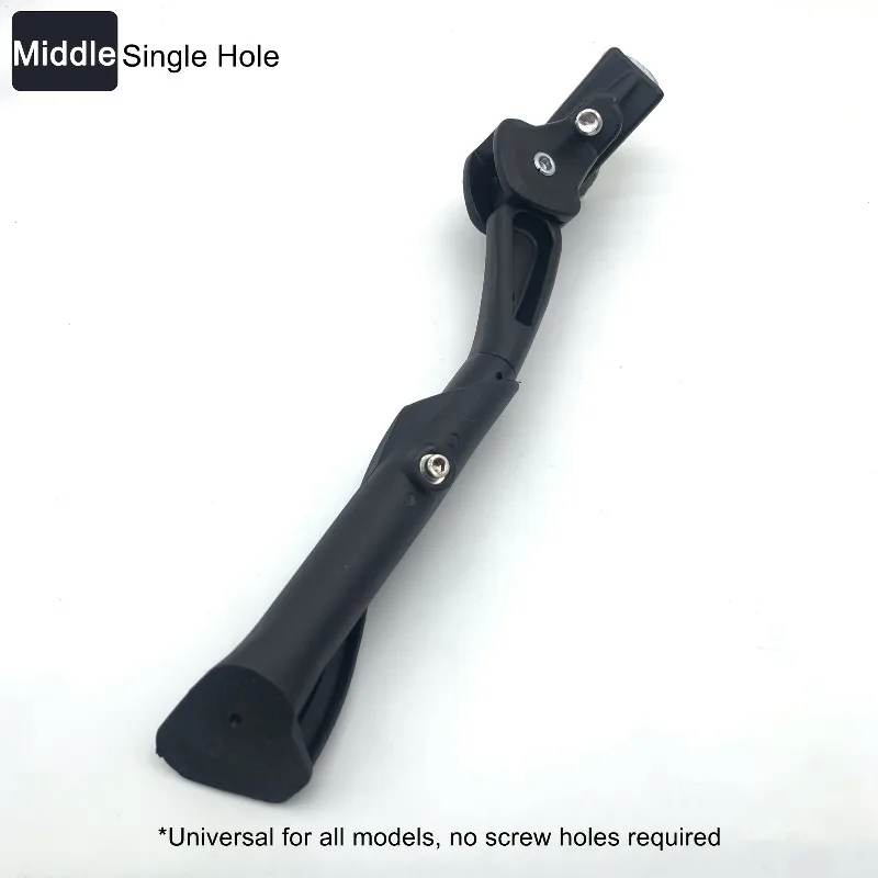 Adjustable Aluminum Bicycle Side Kickstand for 20-22 Inch Kids Bike Middle / 2-Hole / Axle Mount Anti-slip Foot Rest Stand view 5