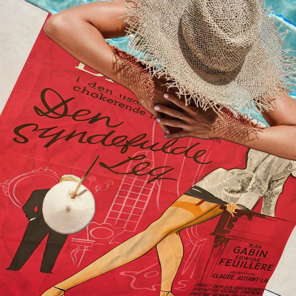 منشفة شاطئ بريطانية من مايكروفايبر باردوت ، سريعة الجفاف ، كبيرة الحجم ، فائقة الامتصاص ، لحمام السباحة #3