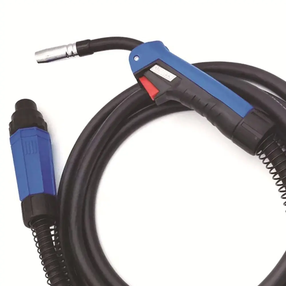 14PCS MB15AK MIG Conductive Nozzle Kit Connecting Rod 0.6/0.8/0.9/1.0/1.2mm Welding Nozzle Kit Protective Cover Soldering Tool