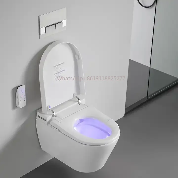 

Toilette Wash Down P-Trap Hanging Toilets Watermark Smart Toilets Concealed Cistern Inodoro Wall Hung Ceramic