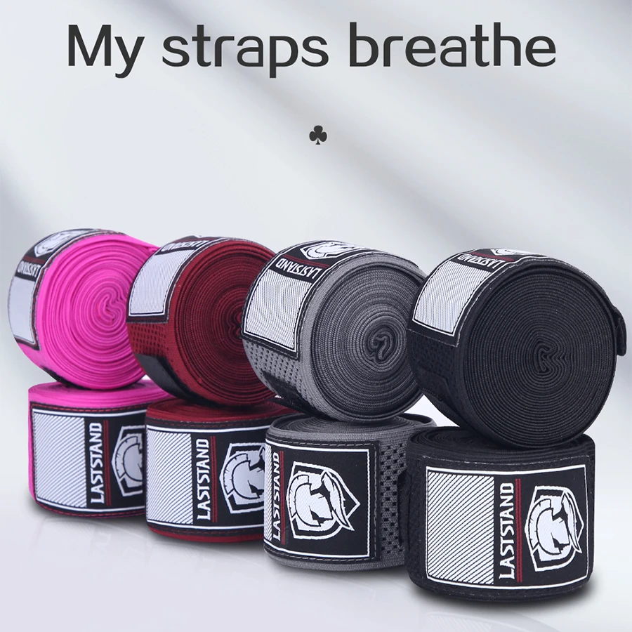 2 rollen 3/5M elastisch boksverband sportband Sanda Kick boksen MMA handhandschoenen wraps riem boksband sportbanden