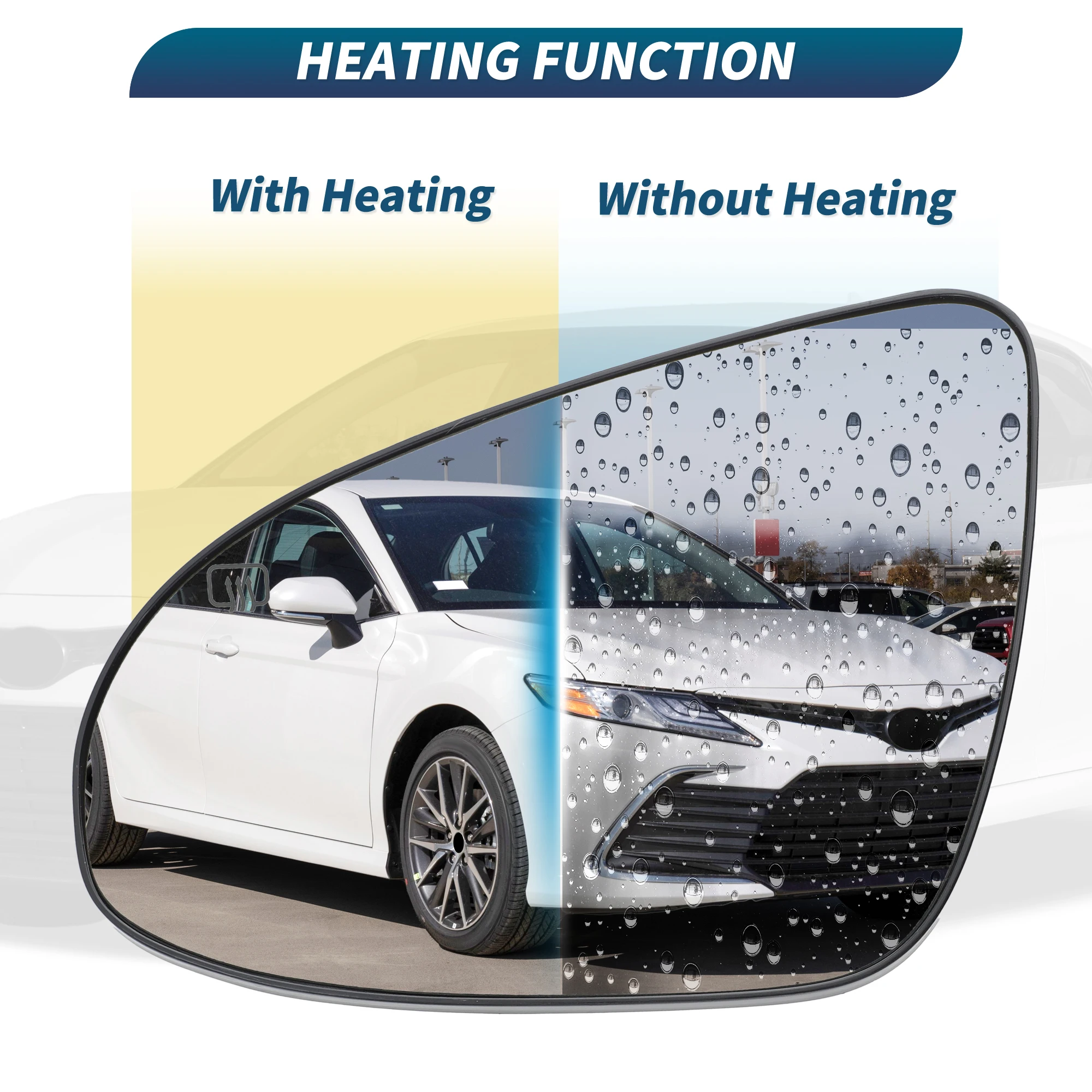 

Зеркальное стекло с подогревом UXCELL для Toyota Camry 2012-2017, левая сторона водителя, номер 8794706410