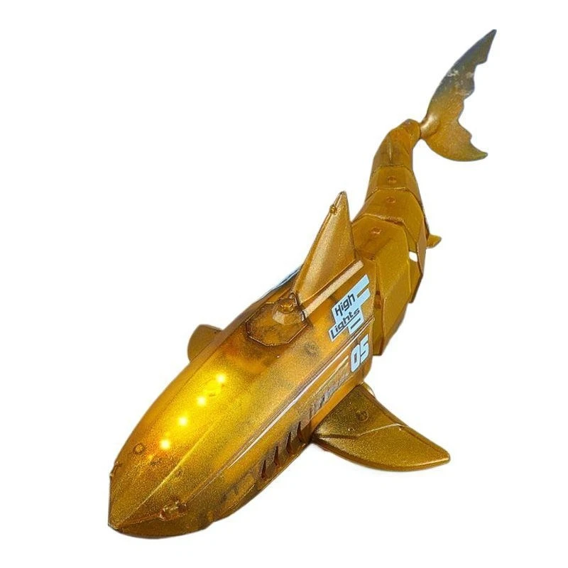 كاميرا التحكم عن بعد الميكانيكية بيثون التحكم عن بعد قارب سريع التحكم عن بعد القرش الأطفال لعبة الثعبان الميكانيكية التعليمية #1