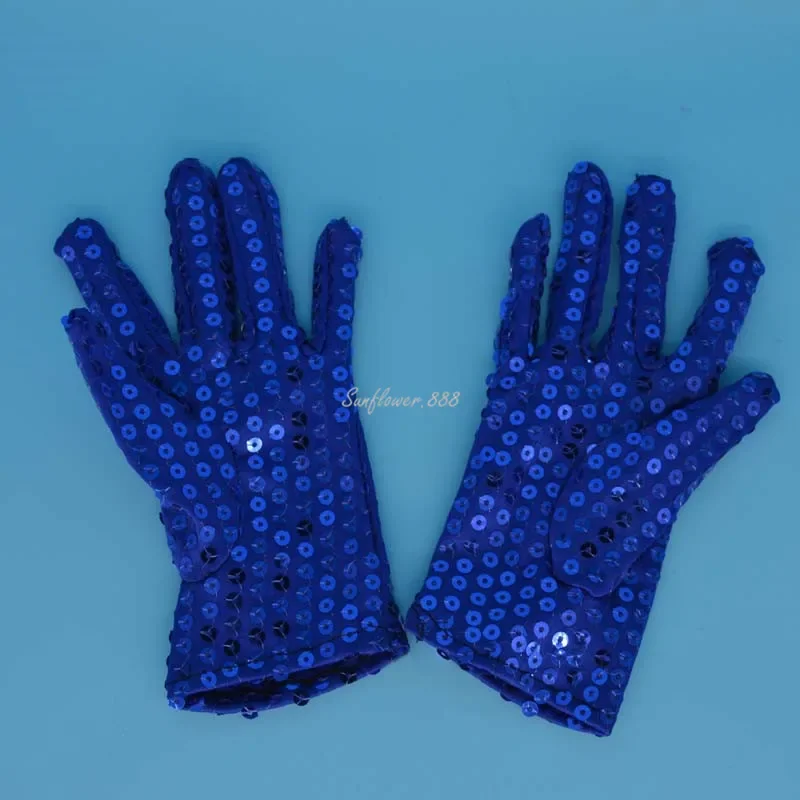 10 Paar Pailletten-Handgelenk-Handschuhe für Jungen und Mädchen für Kinder, Bühnenshow, Partykleid, Tanz, Maskerade, Halloween