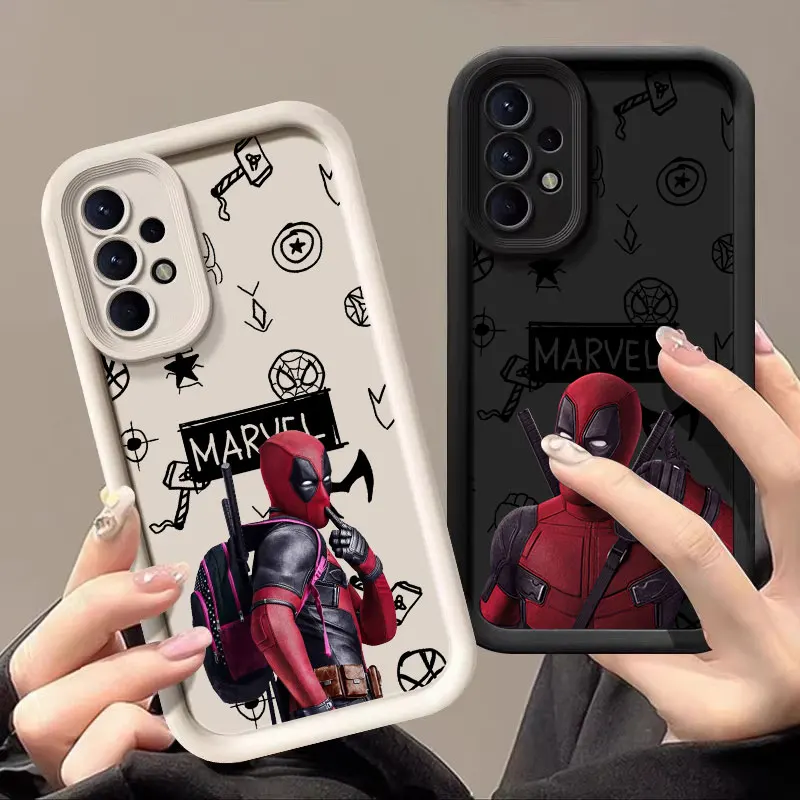 

Marvel Deadpool Cute Case For Samsung Galaxy A57 A56 5G A37 A36 A17 A07 A26 A16 A06 A55 A52 A14 73 A34 Silicone Protective Cover