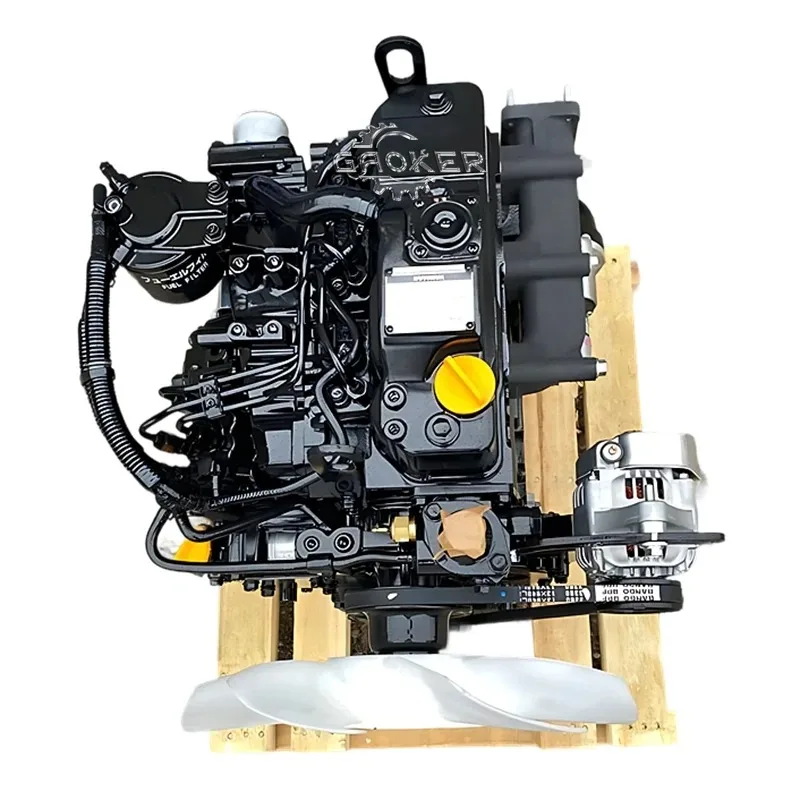 Excavator New Machinery Engines Parts 3TNV76 3TNV88 3TNV70 3 Cylinder Diesel Engine Assembly for Yanmar Engine Replacement