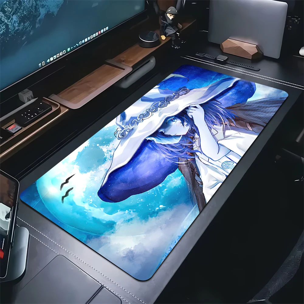 EldenS R-RingS Mouse Pad XXL Gamer PU Leather Size music For Office Mat Desk Waterproof Table Mat Gameing