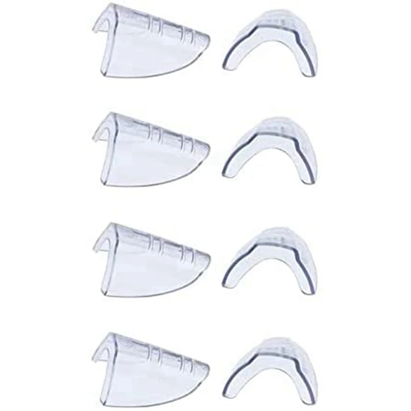 

12 Pairs Eye Glasses Side Shields Slip On Clear Side Shield For Safety Glasses