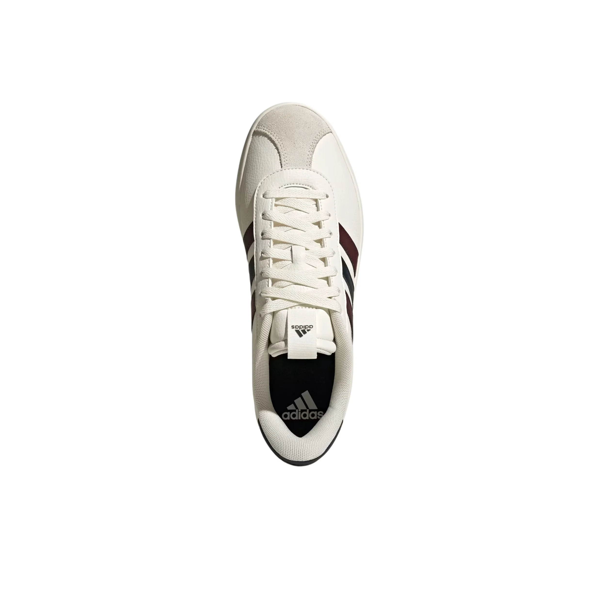 Adidas Vl Court 3.0 Cream/Burgundy Sneakers JI1755: A Deep 
