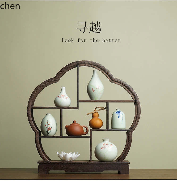 YXY Ceramic Vase Entrance Table Living Room Tea Room Cabinet Home Decoration Ornament