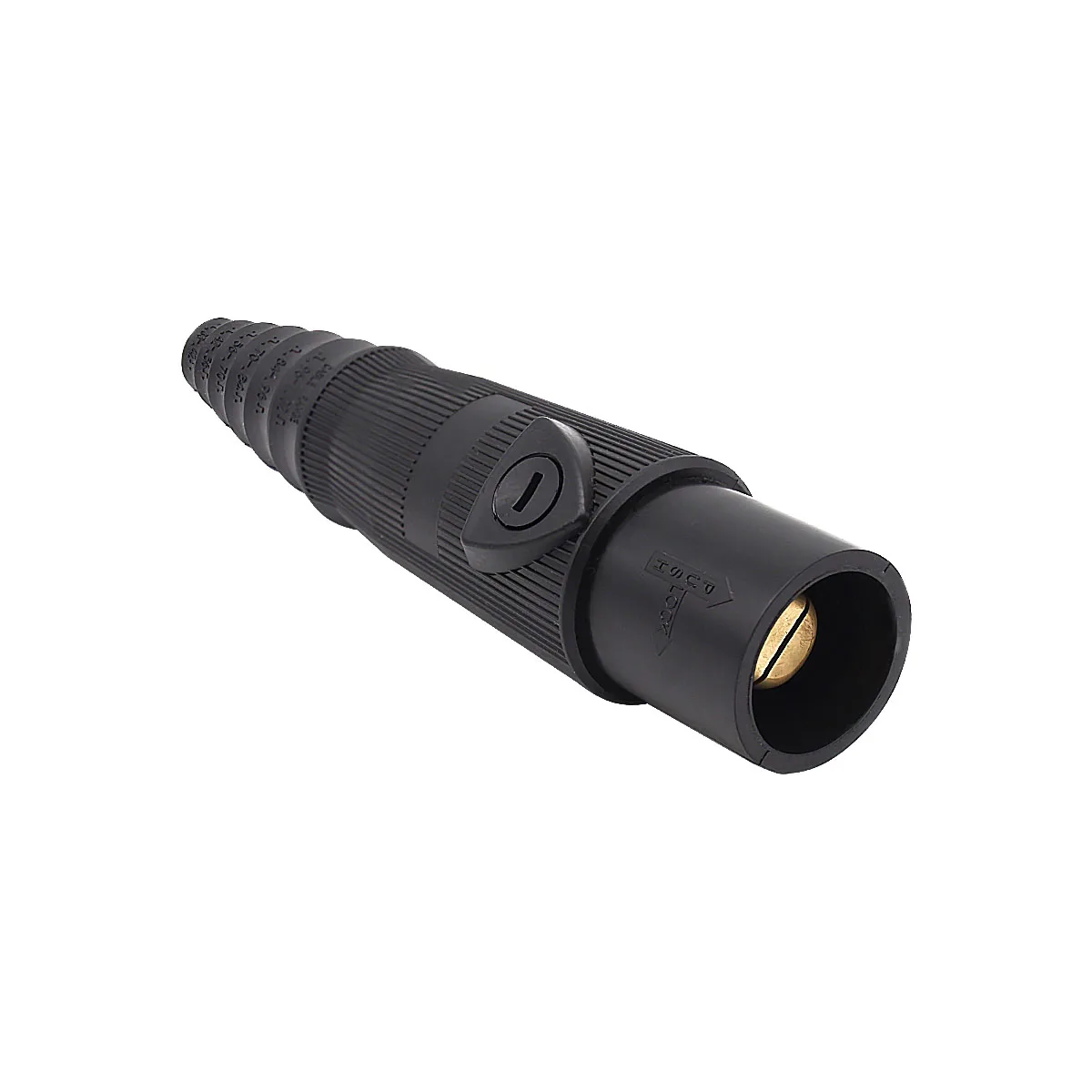 WOINSPODER 5PCS Set 400A 600V Camlock Inline Male Series 16 Single Pole Power Connector for Cable 50-95sqmm (1/0-4/0)