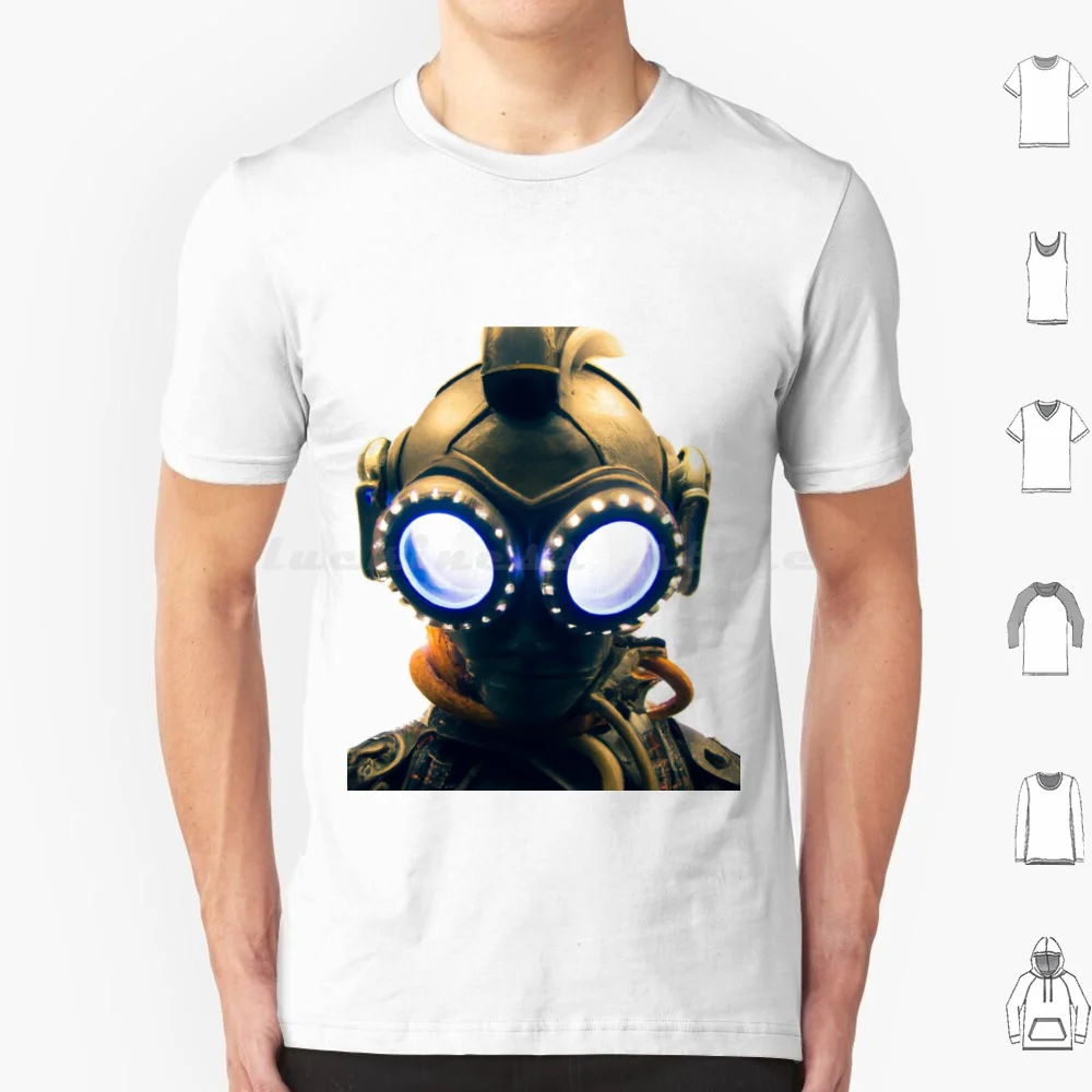 Aquanaut T Shirt Big Size 100% Cotton Ai Steampunk Dalle Spaceman Weird Scary Halloween Fun Cool Wacky Culture