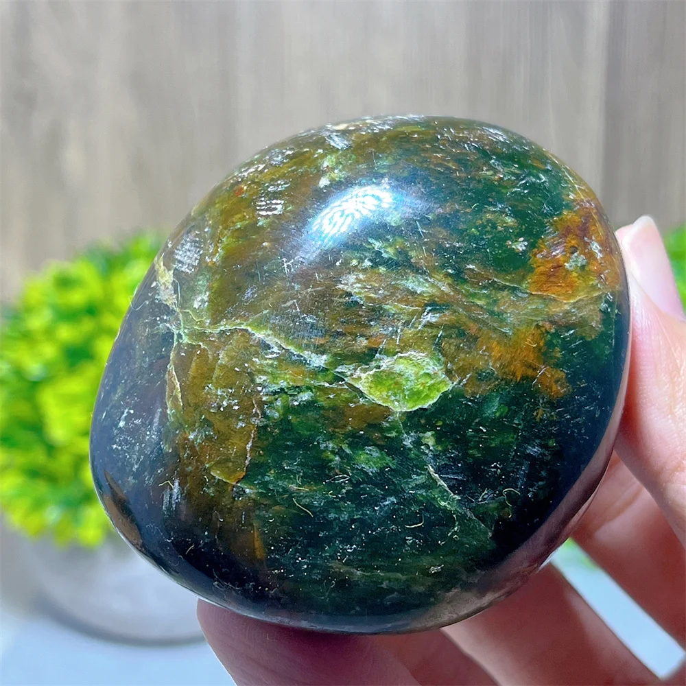 Ocean Jasper Palm Stone Quartz Quartz Natural Crystal Flash Mineral Energy Gift Home Decoration Quartz Energy Gemstones