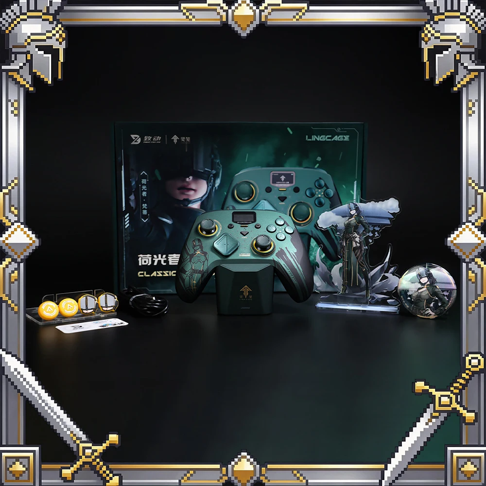 

ZD Classic Legend Spirit Cage Joint Limited Edition Game Controller Elite Modular Sensory For NS/PC/Phone 3Mode Gamepads