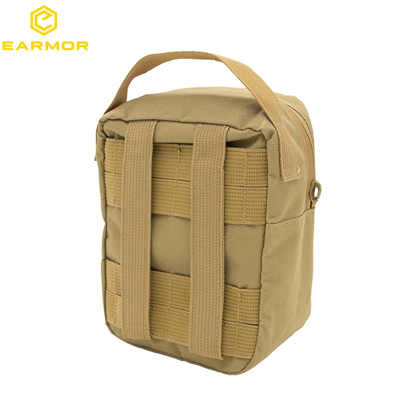 EARMOR Molle กระเป๋ากล่องเก็บยุทธวิธี Multi-Function Carry เหมาะสําหรับ Earmuffs M31 M32 M31H M32H หูฟัง