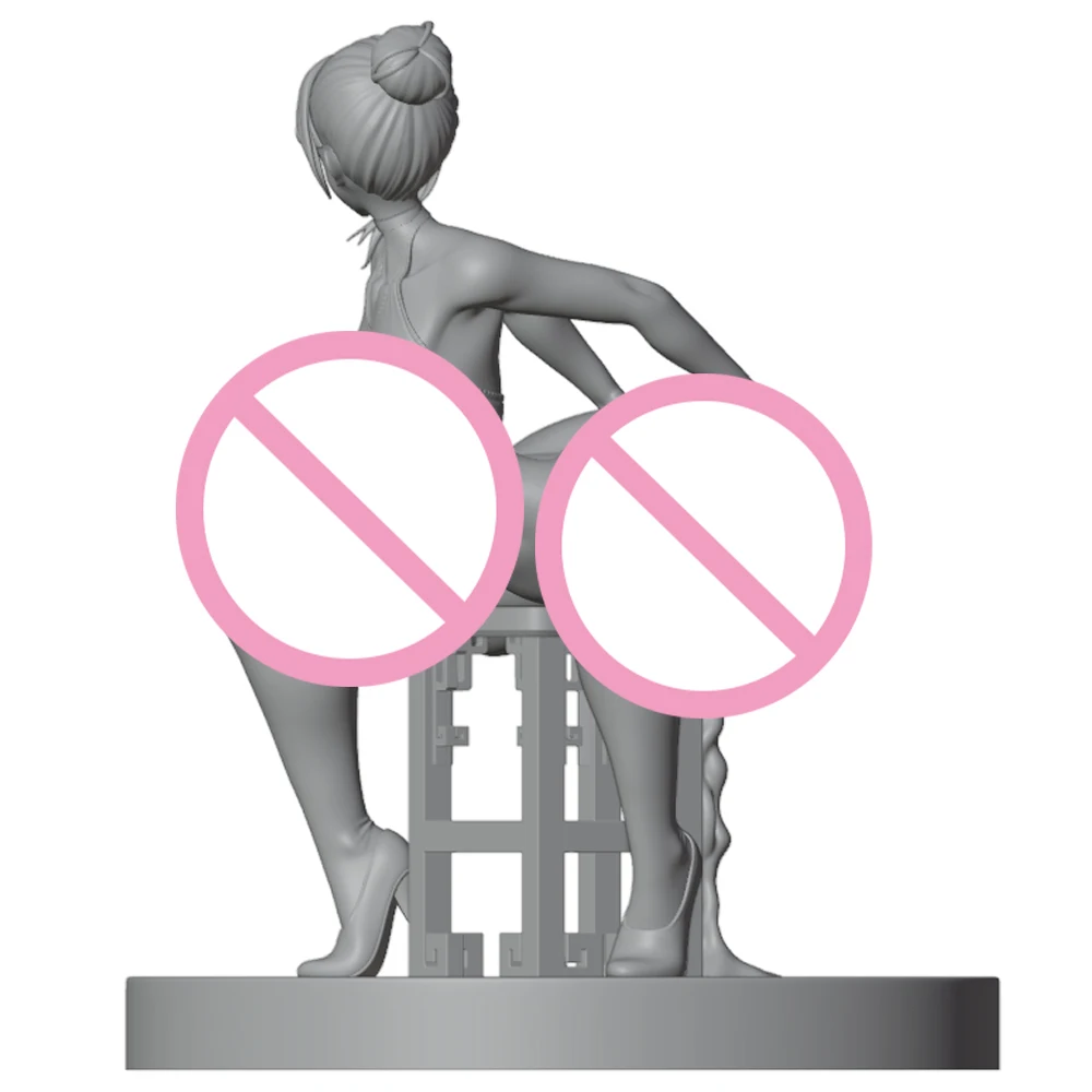 1:24 سيدة جميلة NSFW ثلاثية الأبعاد نموذج مطبوع الراتنج غير مصبوغ نموذج لجسم عدة مصغرة المرآب Gk أطقم المفككة لتقوم بها بنفسك لعبة #3