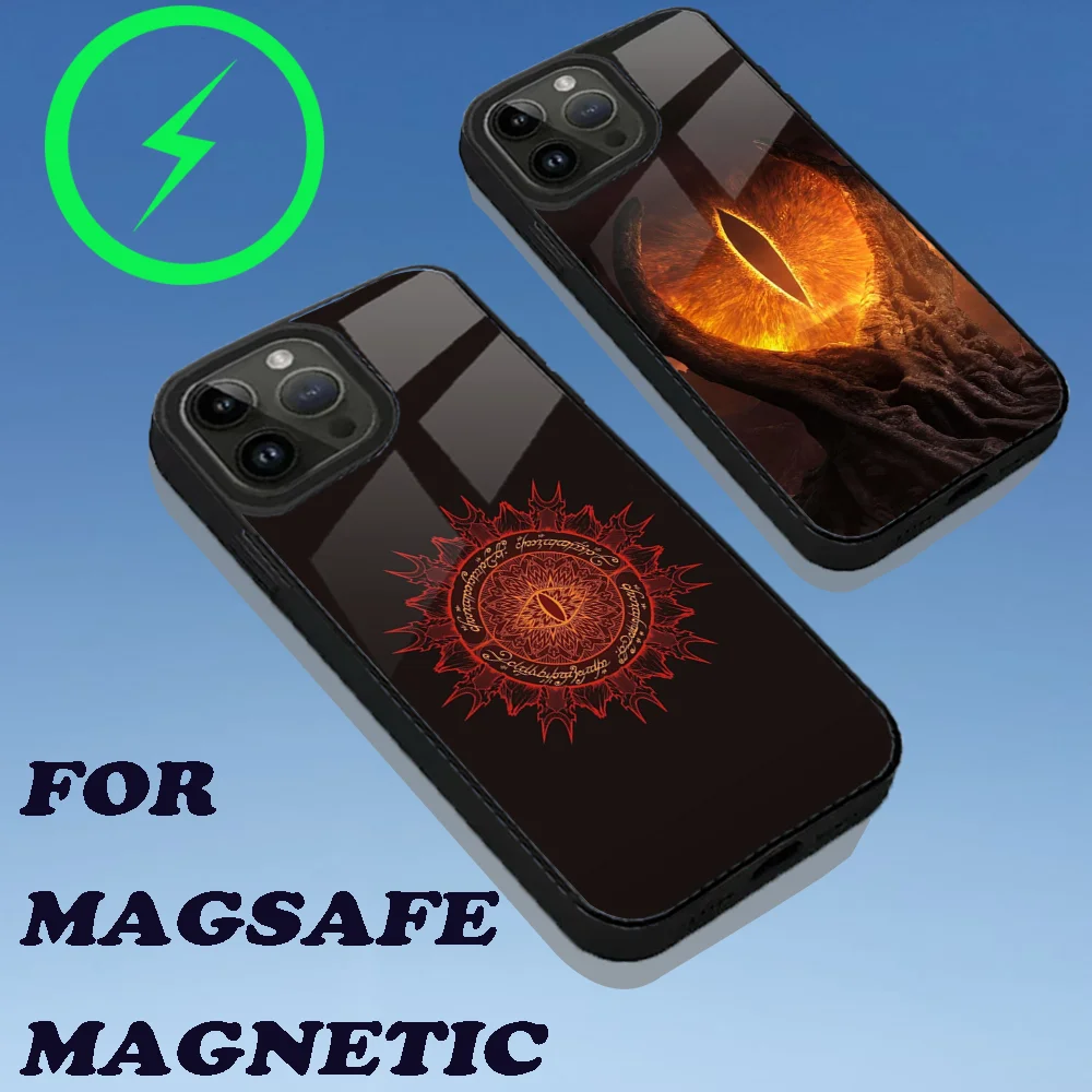 

The L-Lord Movie Of the R-Rings Phone Case For iPhone 15,14,13,12,11,Plus,Pro,Max Mini Magsafe Magnetic Wireless Charging