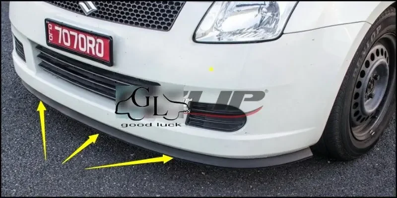 Bumper Lip Deflector Lips For Suzuki Lapin Front Spoiler Skirt For TopGear Friends Car Tuning View / Body Kit / Strip