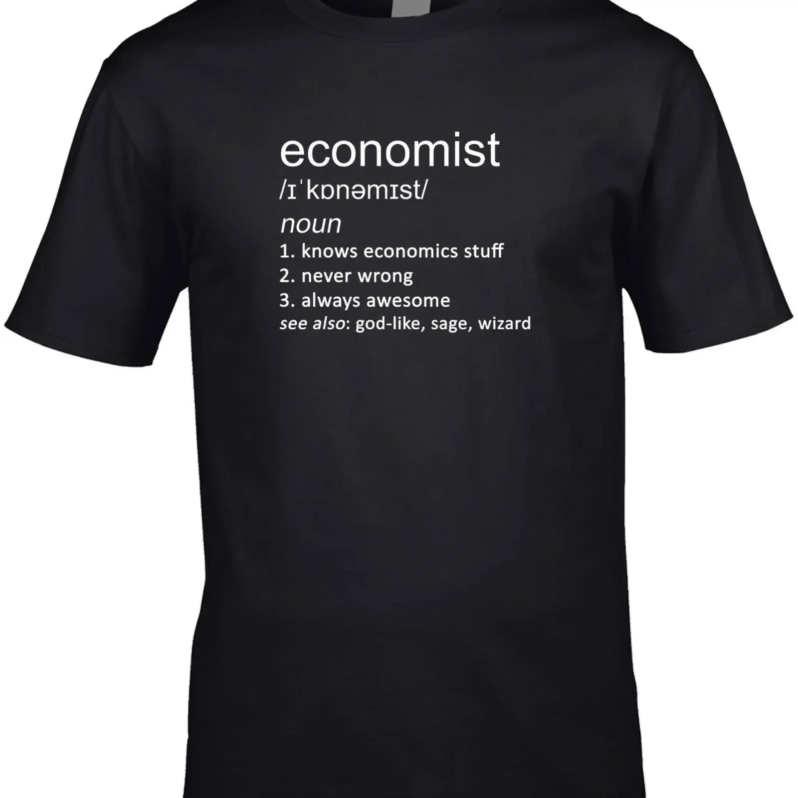 Ökonom Witz Definition Herren T Shirt Geschenk Wirtschaft Dozent Fach Mathe cool vintage Washed Slightly fashion homme