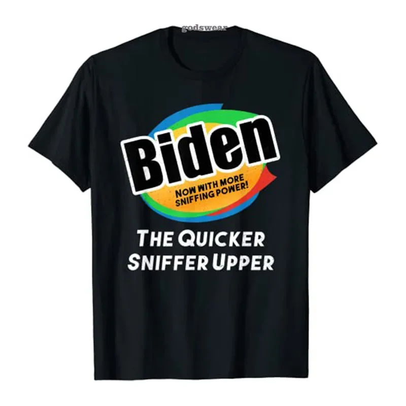 Funny Anti Joe Biden Sniffing Vintage T-Shirt Political Jokes Tee Tops Women Men Clothing Pro Trump Clothes Gifts