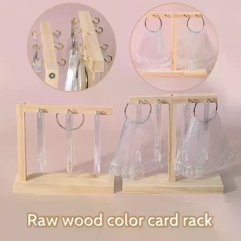 T/L على شكل أظافر صناعية ملونة بطاقة عرض موقف هلام البولندية قالب مسمار الفن نصائح عينة حامل مسمار البولندية ممارسة الرف #2