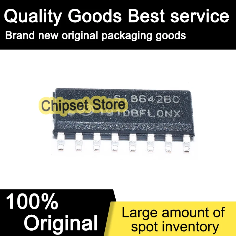 

2pcs SI8642BC-B-IS1R SI8642BC B IS1R SOP 100% Brand new