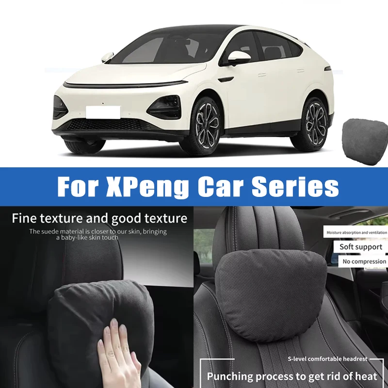 

Top Quality Car Headrest Neck Support Seat Soft Neck Pillow Breathable For XPeng P5 P7 P7+ G3 G6 G9 X9 MONA M03