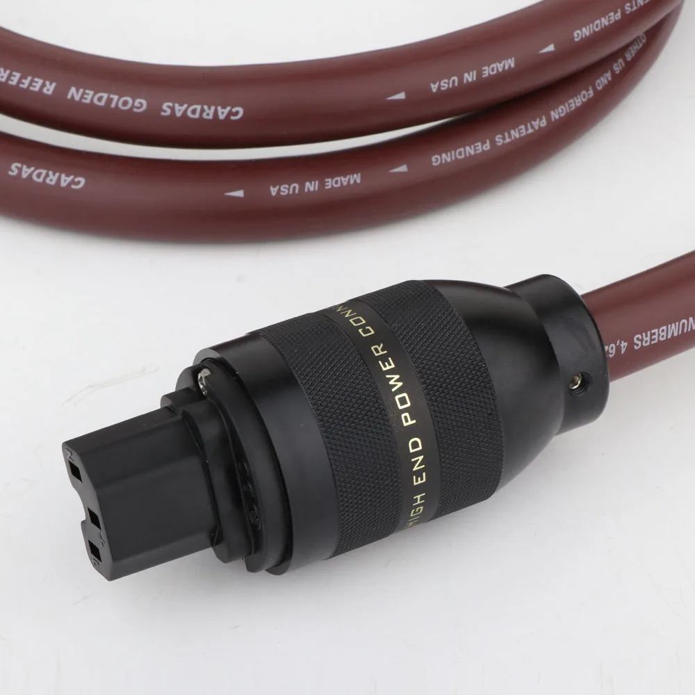 Preffair D520 Golden Reference HiFi аудиокабель питания с алюминиевым позолоченным покрытием для версии Schuko для США/ЕС