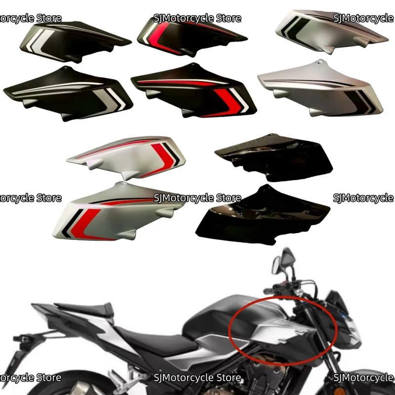

Trim Frame Cover Front Side Tank Air Vent Upper Fairing Fit for Honda CB500F CB 500F 2019-2024 Motorcycle Accessories