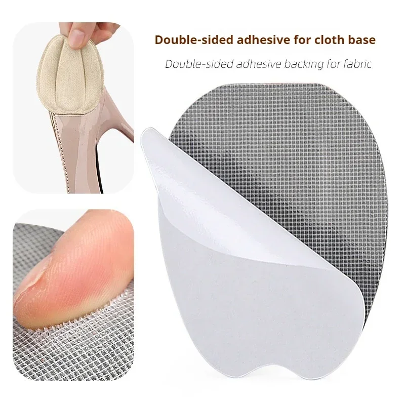 Heels Protector Backs Tongue Sticker Insoles for Shoes Adjust Size Adhesive Non-slip Forefoot Shoe Pads Foot Care Inserts 1 Pair