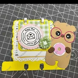 KSCRAFT Flip Through Calendar Memorydex Cutting Dies Stencils for DIY Scrapbooking Decorative Embossing DIY Paper Cards