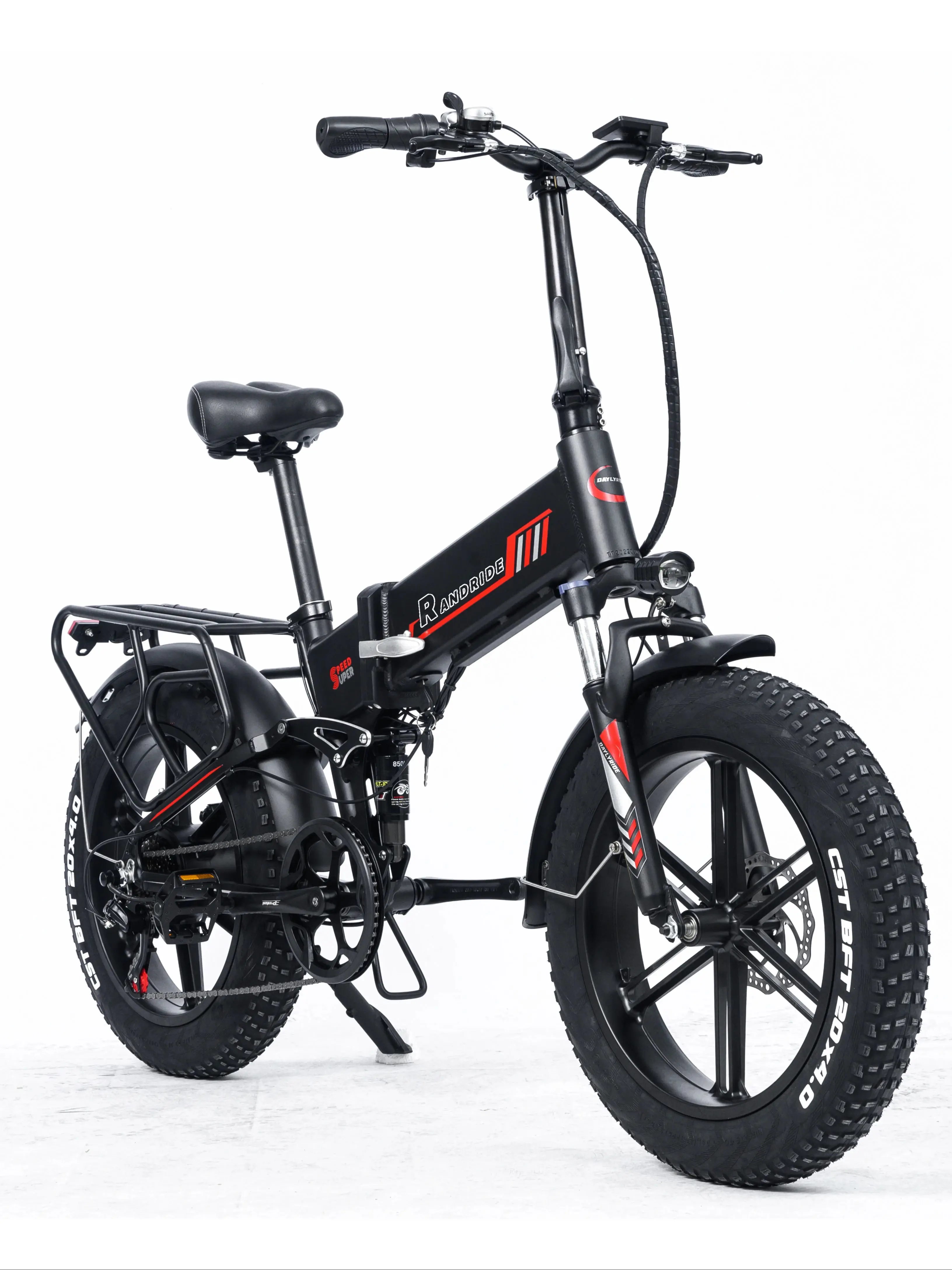 AliExpress NONE RANDRIDE YX20M 48V17AH Battery E-bike 20 Inch Fat Tire Foldable ebike 1000W Adult Electric Bicycle City Ebike