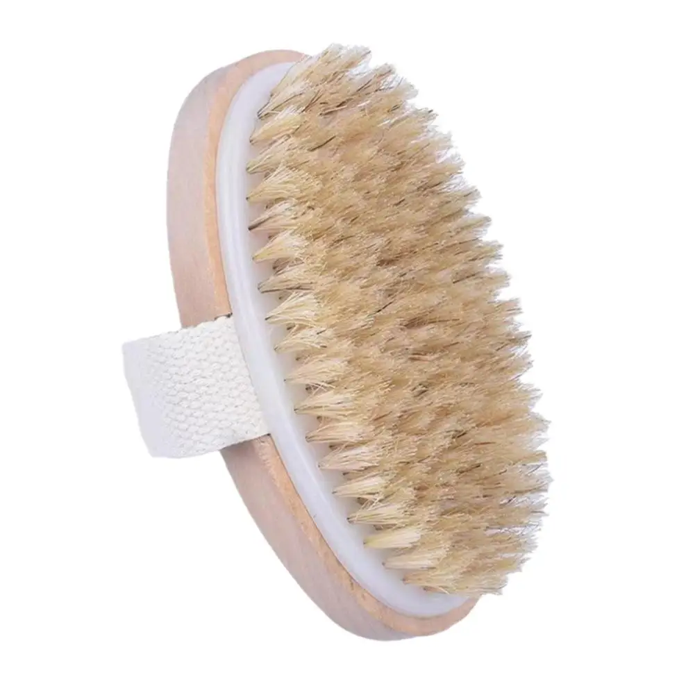 Body Shower Brush Soft Hair Back Massage Bath Brush Bath Brush Exfoliation Spa Bathroom Body J5T1