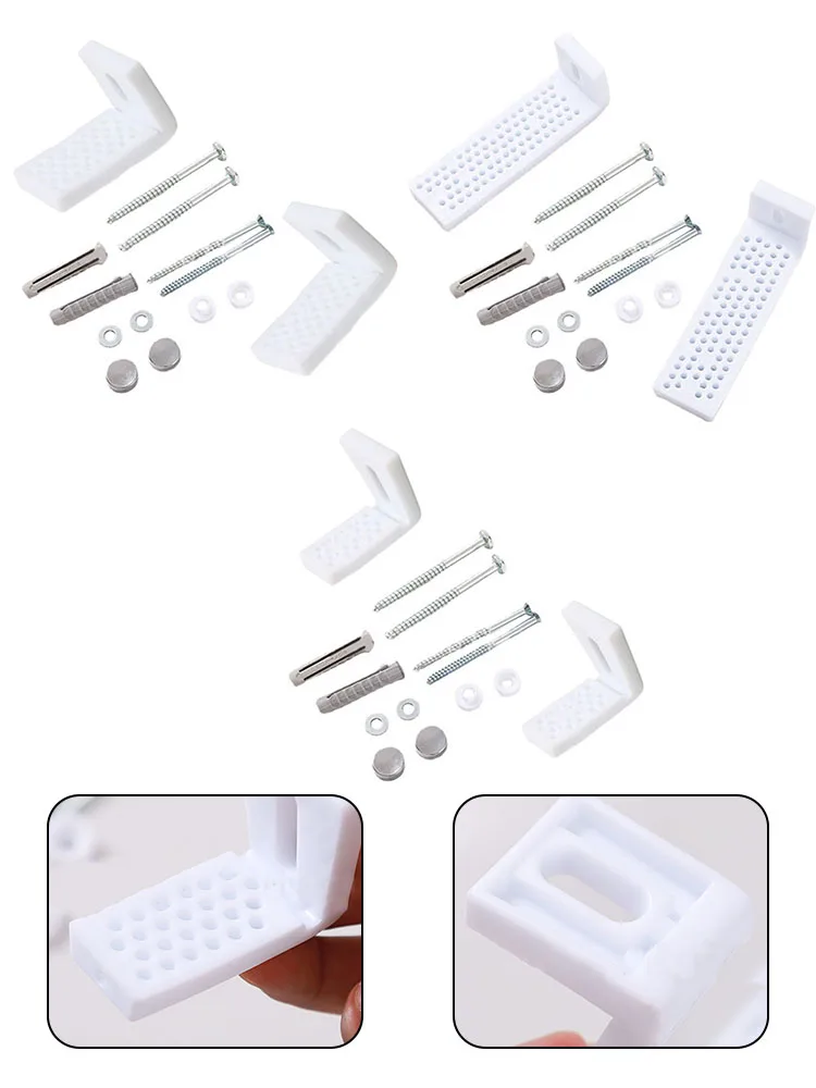 L Shaped Toilet Bidet Anchor Bolts Set Pan Fix To Floor  For Kit Repair Fixings Fitting Screws Or Bidets And Half Pedestal Basin
