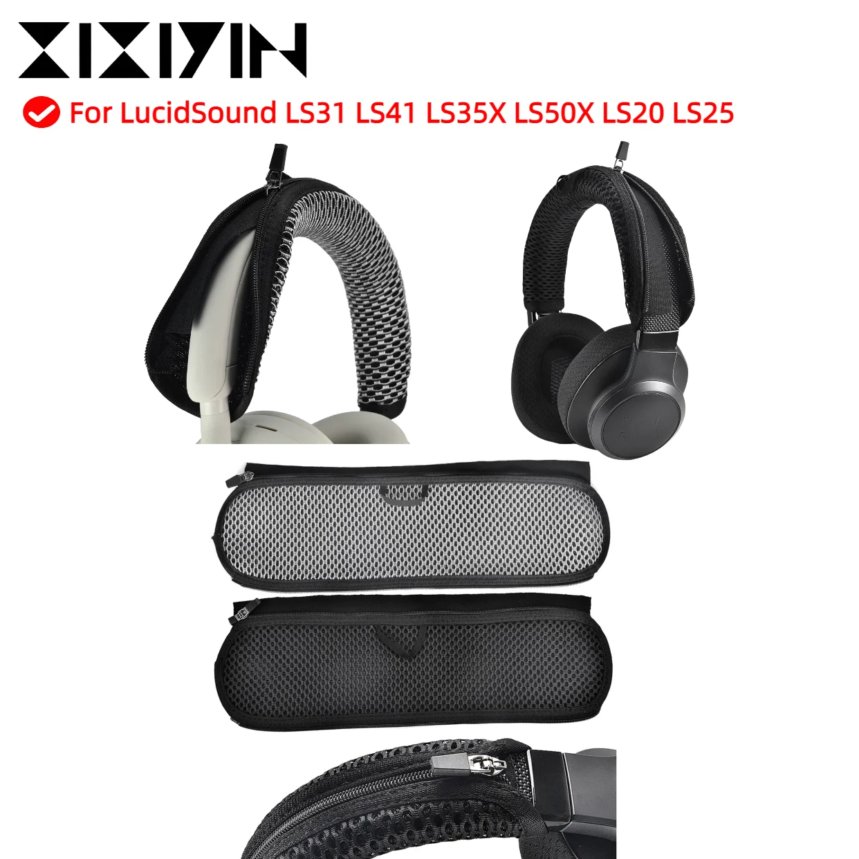 

Removeable Headband For LucidSound LS31 LS41 LS35X LS50X LS20 LS25 Headphones Replacement New Design Headand Cushion