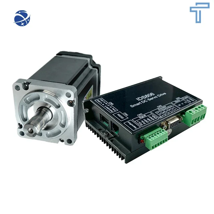 

400W 48V 10A Rated Torque 1.27Nm Brushless 3000rpm DC Servo Motor with Driver and 3M Cables for Industrial Hoists