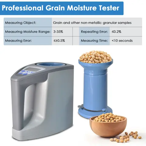 डिजिटल लकड़ी नमी मीटर गैर-संपर्क लकड़ी नमी डिटेक्टर उच्च परिशुद्धता स्वचालित डिजिटल अनाज नमी परीक्षक 8 best sales अनाज नमी मीटर - №4
