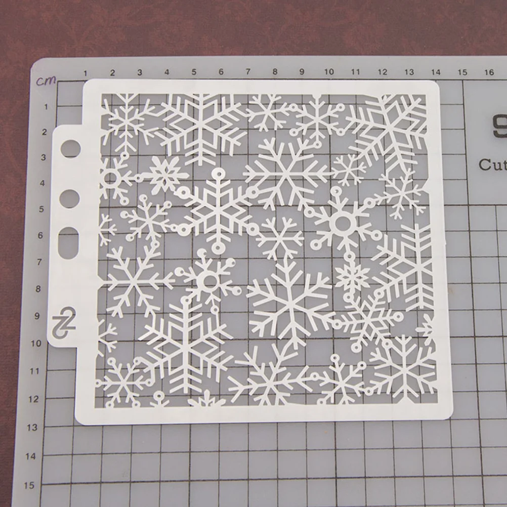 

Drawing Stencil Assorted Patterns Waterproof Washable Plastic Hollow Art Painting Template for Craft Scrapbooking DIY Cake Decor