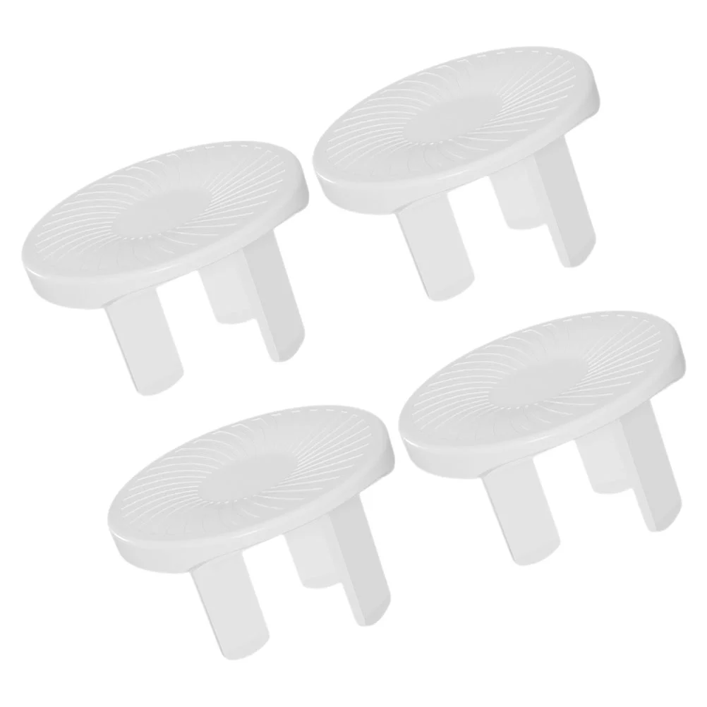 

4 Pcs Socket Protector Electrical Outlet Covers for Child Safety Proof Switch Baby V0 Flame Retardant Abs Proofing