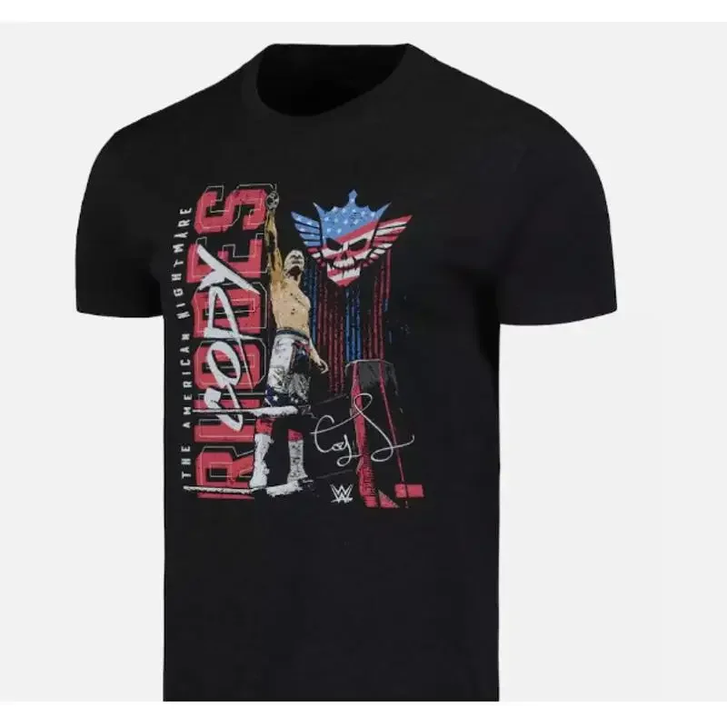 Black Cody Rhodes Corner Ropes Tri Blend T Shirt