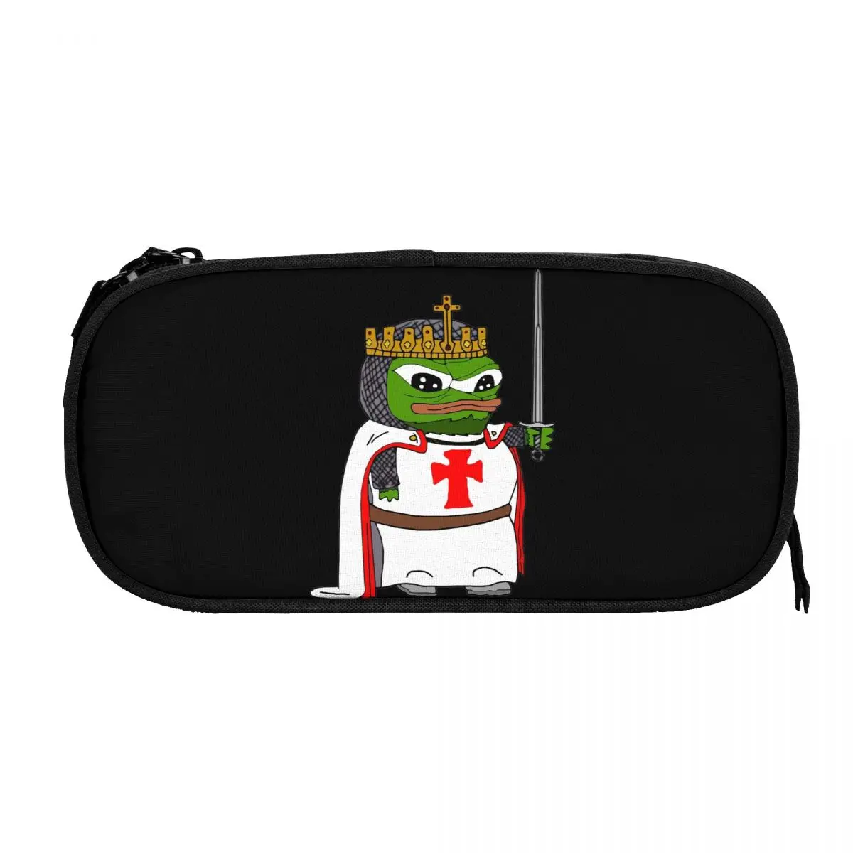 

Classic P-pepe Knight's Templar Apu Pencil Cases Pencilcases Pen for Student Big Capacity Bag School Supplies Gifts Accessories