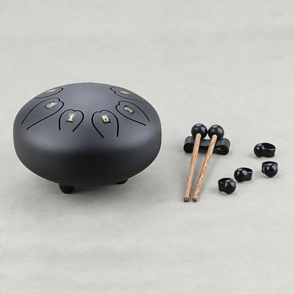 

1Set Metal Tongue Drum Small Portable Percussion Instrument for Education Leisure Performance Metal Drum Percussion Instrument