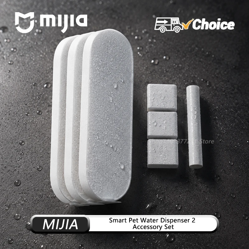 Original MIJIA Smart Pet Water Dispenser 2 Filter Kit 3+3+1 Pack 4-Stage Filtration Antibacterial Water Purification CN NEW