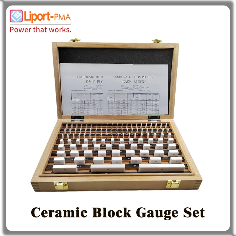 32-122pcs/set,Ceramic Rectangular Gauge Block Set,Grade 0 ,Customized Gauge,Tools for Micrometer and Caliper Inspection