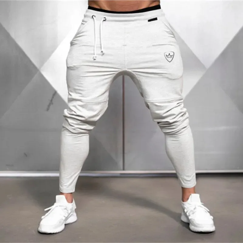 New Men\'s Running Pants Sweatpants Fitness Joggers 2022 Spring Male printing gym fitness Long Pants Sports Pants man Sweatpants