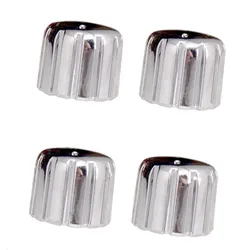 4Pcs/lot Chrome Plastic Speed Control Knobs Buttons Tone volume Knobs for Electric Bass Guitar guitar accessories parts
