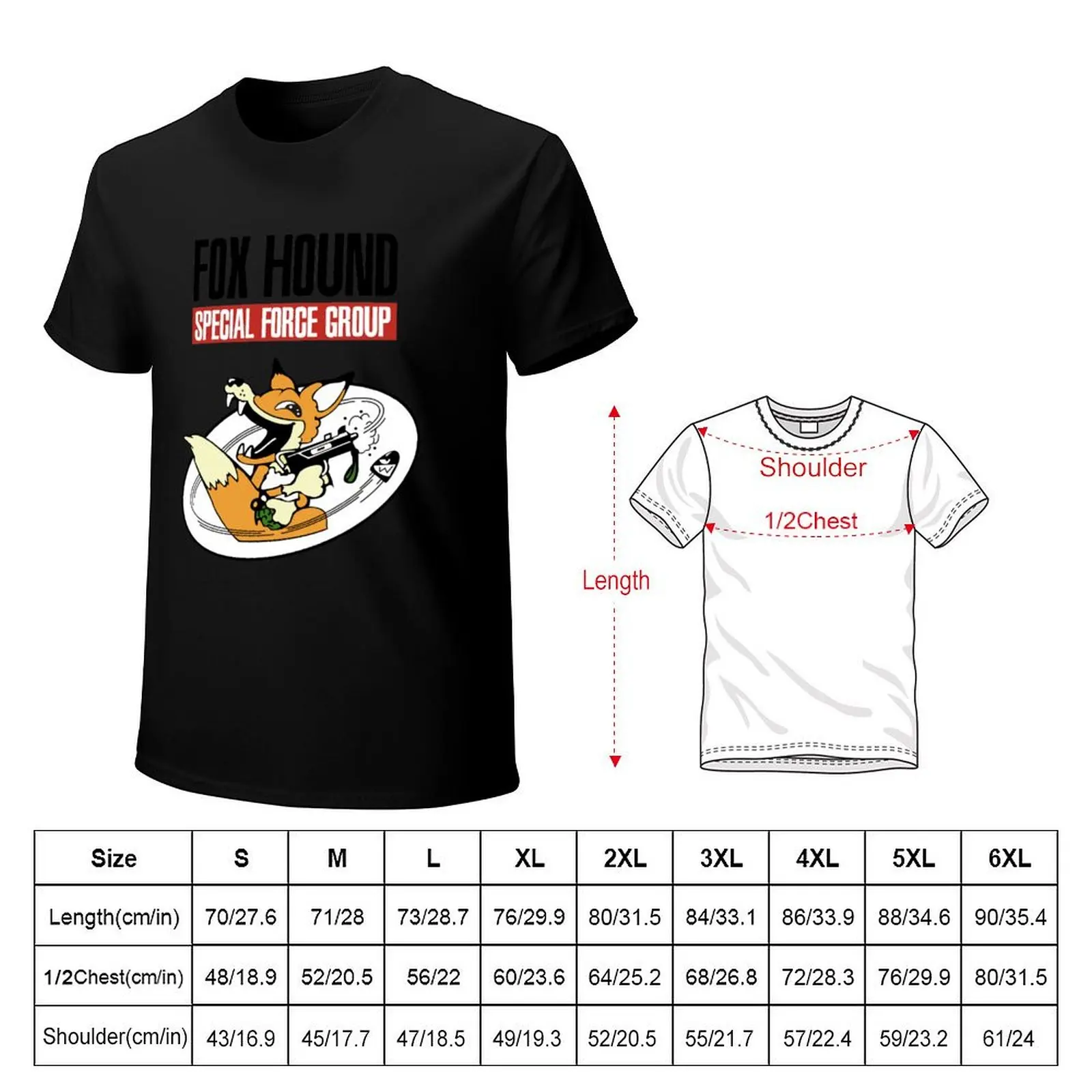 FOXHOUND Special Force Group T-Shirt g man t shirts for men T-Shirt
