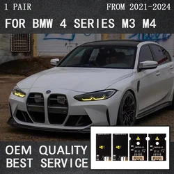 CSL Yellow DRL Angel Eyes For 2023 BMW G80 M4 G22 G23 G26 G82 G83 M3 Led Chips Board Daytime Running Light 63119851047 9851048